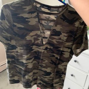 Medium SHEIN camo shirt